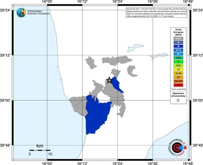 Mappa EMS - territori comuni