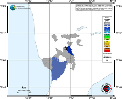 Mappa MCS - territori comuni