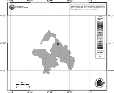 Mappa MCS - territori comuni