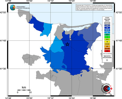Mappa MCS - territori comuni