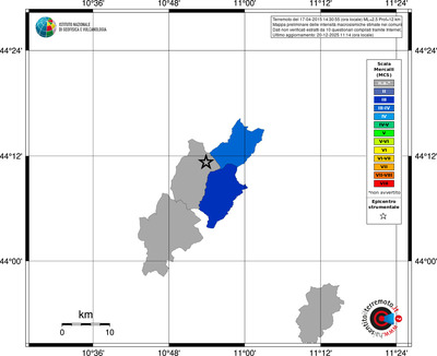 Mappa MCS - territori comuni