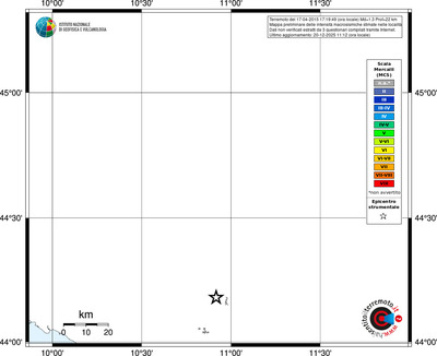 Mappa MCS - territori località