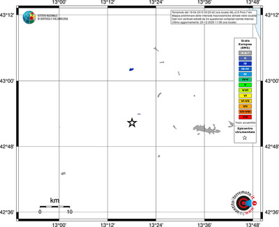 Mappa EMS - territori località