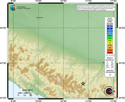 Mappa EMS - località