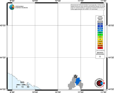 Mappa MCS - territori comuni