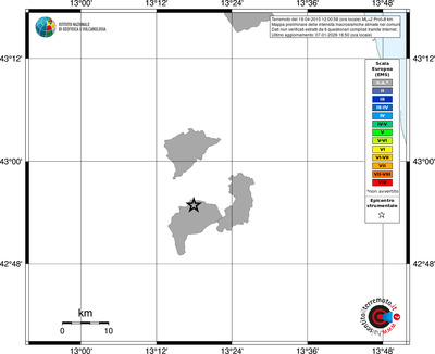 Mappa EMS - territori comuni