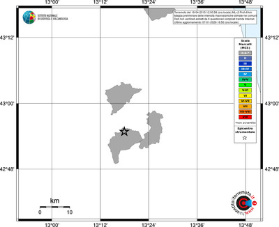 Mappa MCS - territori comuni