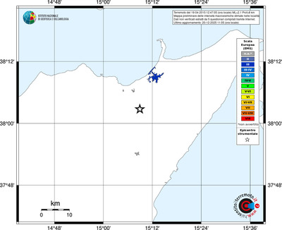 Mappa EMS - territori località