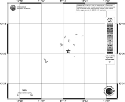 Mappa EMS - territori località