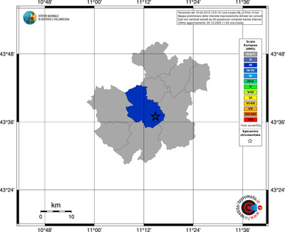 Mappa EMS - territori comuni