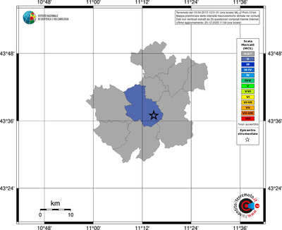 Mappa MCS - territori comuni