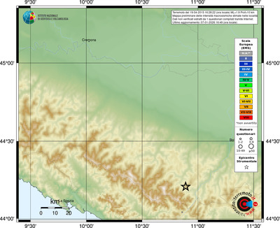 Mappa EMS - località