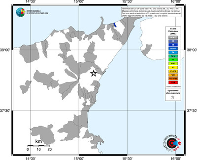 Mappa EMS - territori comuni