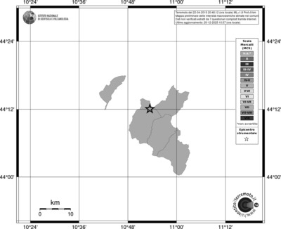 Mappa MCS - territori comuni