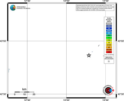 Mappa EMS - territori località