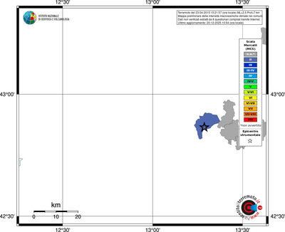 Mappa MCS - territori comuni