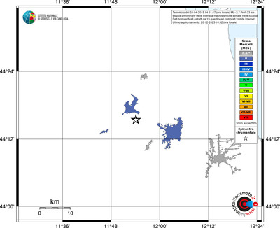 Mappa MCS - territori località