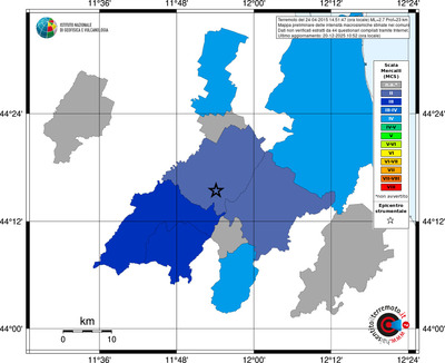 Mappa MCS - territori comuni