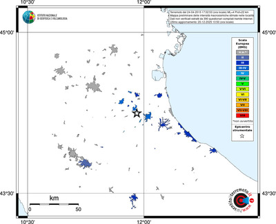 Mappa EMS - territori località