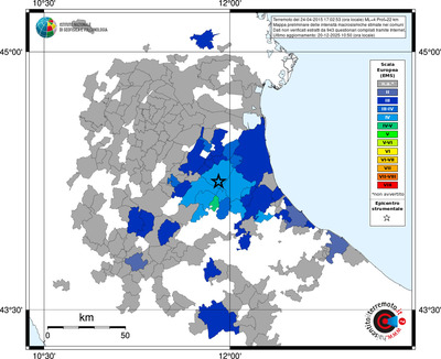 Mappa EMS - territori comuni