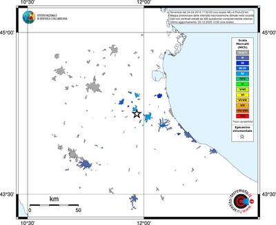 Mappa MCS - territori località