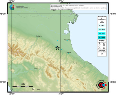 Mappa comuni con almeno 3 questionari