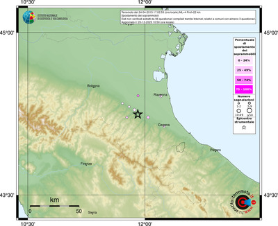 Mappa comuni con almeno 3 questionari