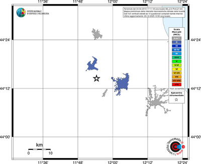 Mappa MCS - territori località