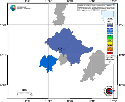 Mappa MCS - territori comuni