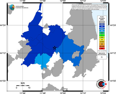 Mappa EMS - territori comuni