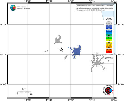 Mappa MCS - territori località