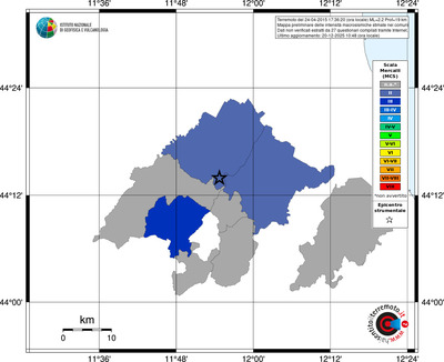 Mappa MCS - territori comuni
