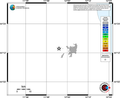 Mappa MCS - territori località