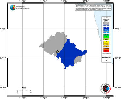 Mappa EMS - territori comuni
