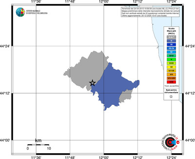 Mappa MCS - territori comuni
