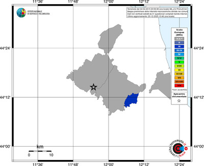Mappa EMS - territori comuni