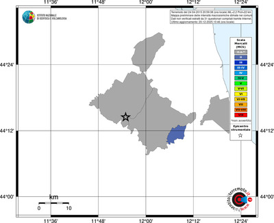 Mappa MCS - territori comuni