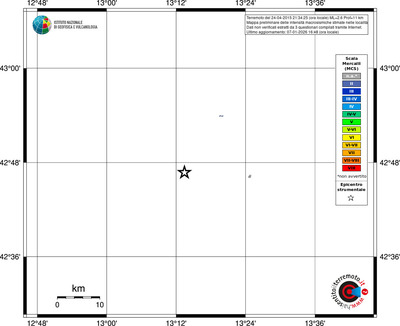 Mappa MCS - territori località