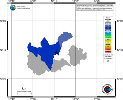 Mappa MCS - territori comuni