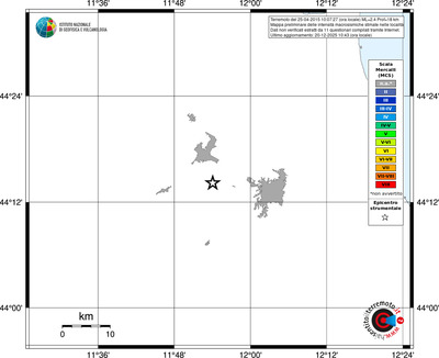 Mappa MCS - territori località