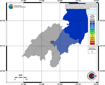 Mappa MCS - territori comuni