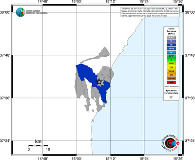 Mappa EMS - territori comuni