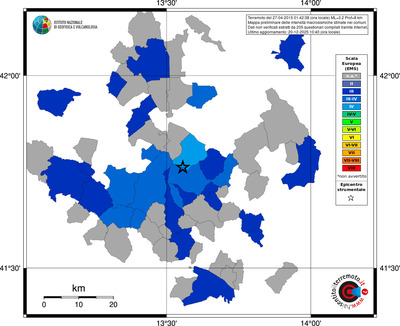 Mappa EMS - territori comuni