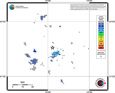 Mappa MCS - territori località
