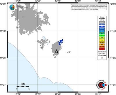 Mappa EMS - territori località