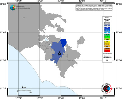 Mappa EMS - territori comuni