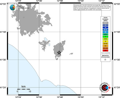 Mappa EMS - territori località