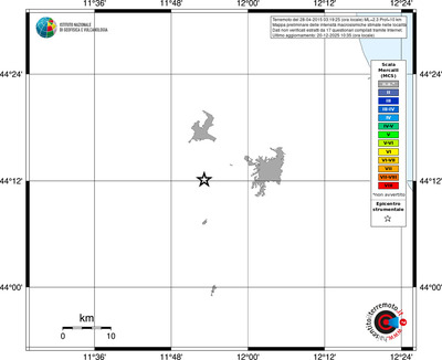 Mappa MCS - territori località