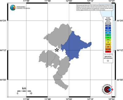 Mappa MCS - territori comuni
