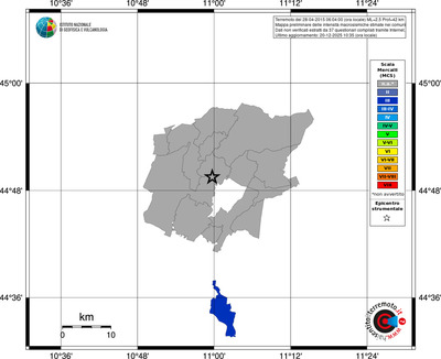 Mappa MCS - territori comuni
